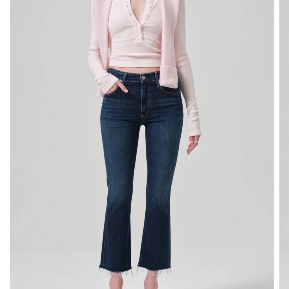 Citizens Of Humanity Blue Flare & Wide Leg Jeans